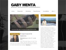 Tablet Screenshot of gabymenta.com